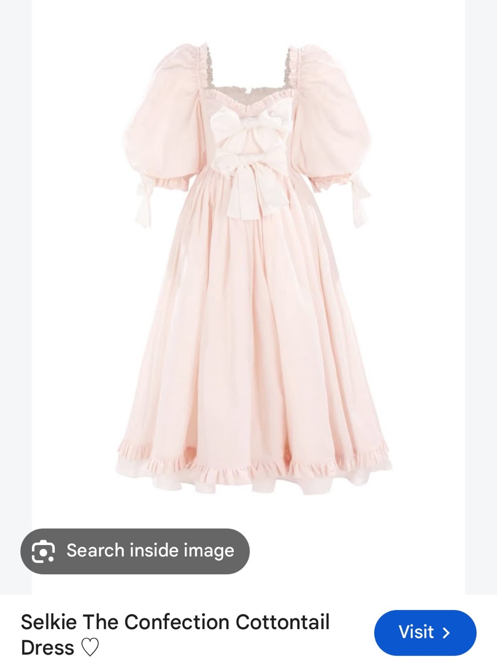 Selkie confection cottontail dress